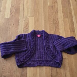 Monsoon Rich Purple Women's Shrug